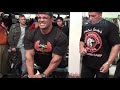 Giant set for LEGS with IFBB Pro Bodybuilder Manuel 