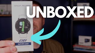 NEW Shot Scope G6 GPS Golf Watch Unboxing | First Look & Setup! ⌚️ ⛳️