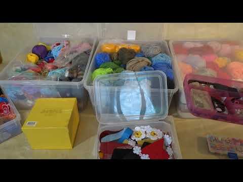 ⚫Я ЛЮБЛЮ ВЯЗАНИЕ!!!КАК я храню ПРЯЖУ и АКСЕССУАРЫ!!!