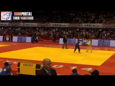 Judo Grand Slam Tokyo 2014 -48kg PARETO Paula (ARG) vs. UNGUREANU Monica (ROU)