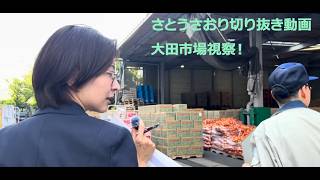 さとうさおり切り抜き動画　大田市場視察！