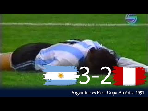 Argentina vs Peru Copa América 1991