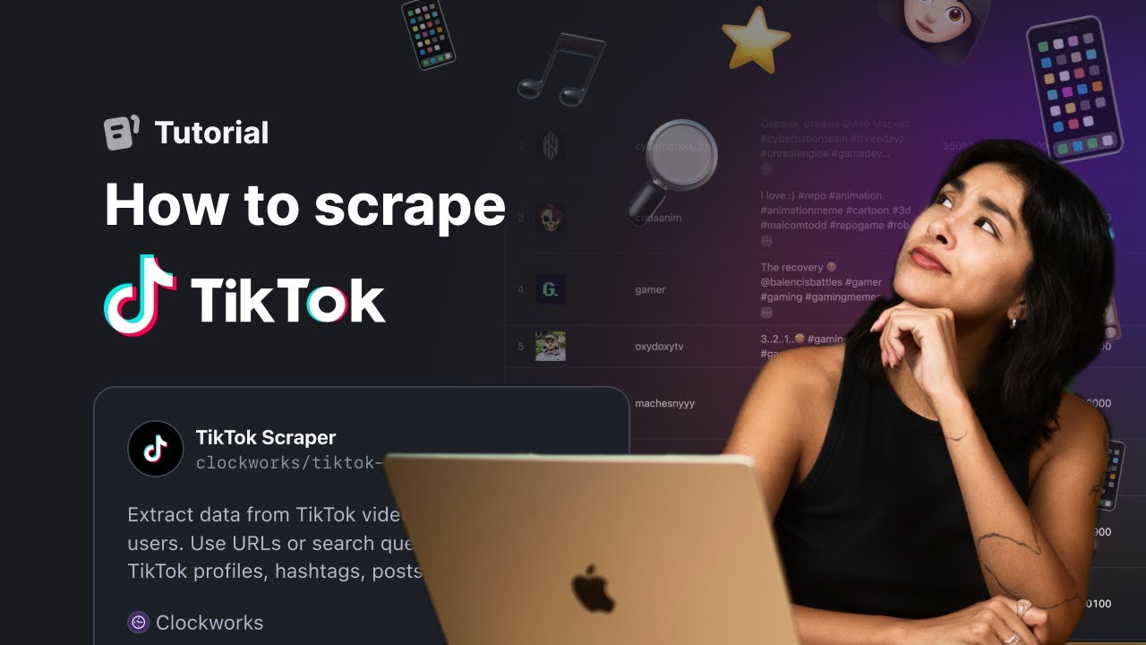 TikTok Scraper Tutorial - How to Scrape Videos, Profiles and Search