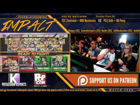 II [Wii U] - E2C | Darkshad + DMG Mystearica () vs PSI | Sells + NG Percy () - Doubles Finals [W]