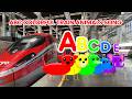 ABC Colorful Train Animals Song ABC Colors Animals Train For Babies
