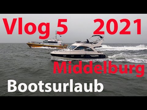 Vlog5 - Boating holiday 2021 in June through the Netherlands from Vlissingen to Middelburg
