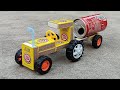 How To Make Matchbox Water Tank Tractor DIY Tractor Science Project Trolley