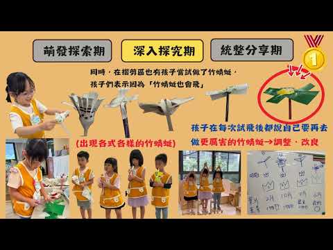 114-2本園石虎班[一起玩遊戲]主題歷程分享: 轉轉竹蜻蜓