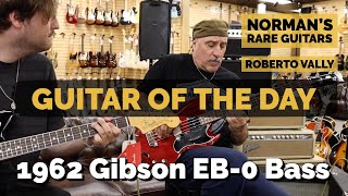 Video thumbnail for Guitar of the Day: 1962 Gibson EB-0 Bass | Roberto Vally at Norman's Rare Guitars by Normans Rare Guitars