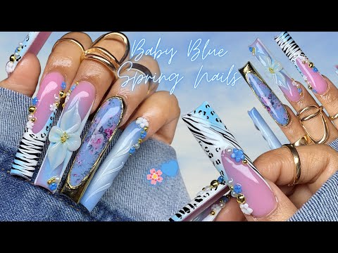 Acrylic Spring Nails
