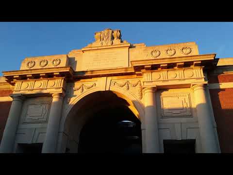 Ypres the front line of the Great War 1914-18.