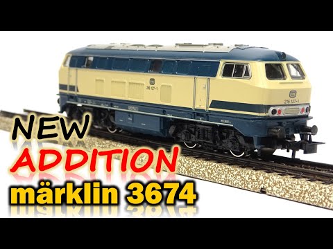 Just in! Märklin 3674 (DB class/BR 216) - Non Runner - Repair