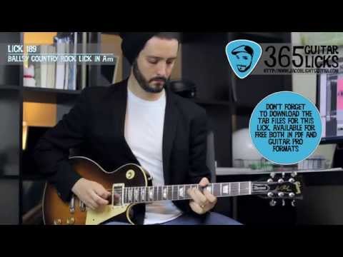 Lick 189/365 - Ballsy Country Rock Lick in Am | 365 Guitar Licks Project
