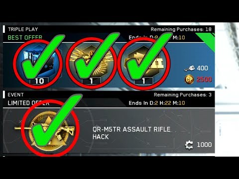 Infinite Warfare: NEW "Triple Play Bundle" + 3X "QR-M5TR Assault Rifle Hack" (HUGE OPENING)