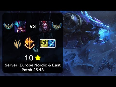 Rek'Sai Jungle vs Elise - EUNE Challenger - Patch 25.18