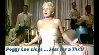 PEGGY LEE    Just for a Thrill