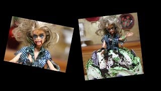 Barbie Doll Cake Zombie- Cake Decorating-