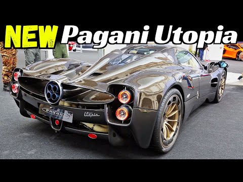 New Pagani Utopia at Modena Motor Valley Fest 2023, V12 Engine StartUp & Sound, Walkaround & Details