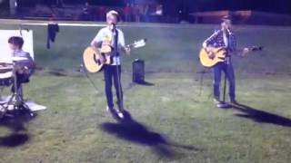 Christian teenagers rock Merriwethers football field after