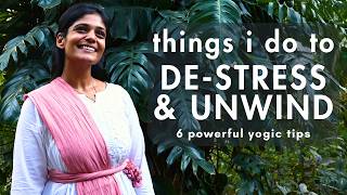 6 Things I Do to De-Stress & Calm My Mind 🌿 Simple Daily Wellness Habits