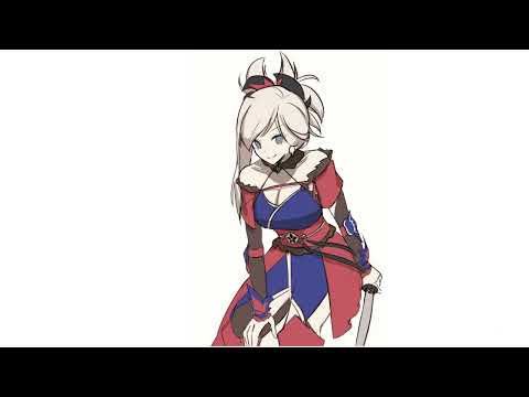 Fate/Grand Order OST - Keita Haga - Slash the Void Beyond Zero || Art time lapse