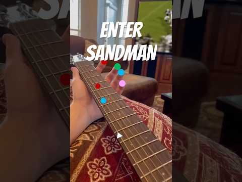 Enter Sandman - Metallica Guitar Lesson + Tutorial