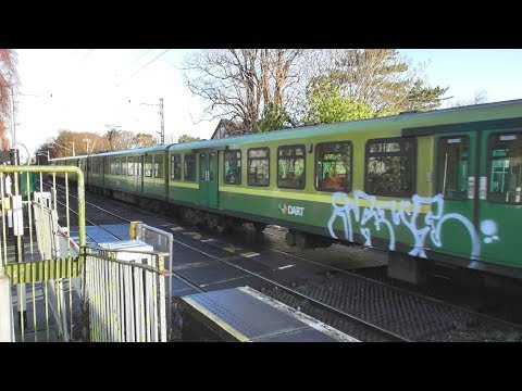 Irish Rail 8300 Class Dart Train 8308 - Sydney Parade Level Crossing, Dublin