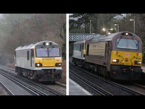 THUNDERBIRDS ARE GO! Class 92044 cause chaos on the SEML Sandling 12/01/2026.