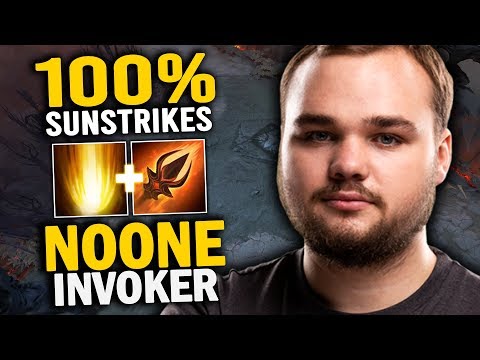Rank 13 NoOne Invoker vs Necrophos Mid EZ 100% SUNSTRIKE KILLS | Dota 2 Invoker