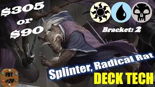 Splinter, Radical Rat Fully Flavourful Esper Ninjas Kindred EDH Deck Tech! Full & Budget Version!
