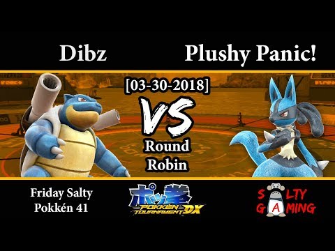 [2018-03-30] Pokkén - Dibz (Blastoise) vs Plushy Panic! (Lucario) RR
