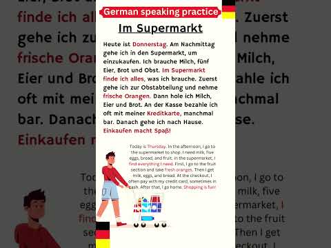 Learn German By Speaking - A1-A2 Sentences