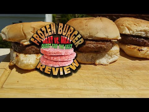 Frozen Burger Patty Review Walmart Great Value 100%...