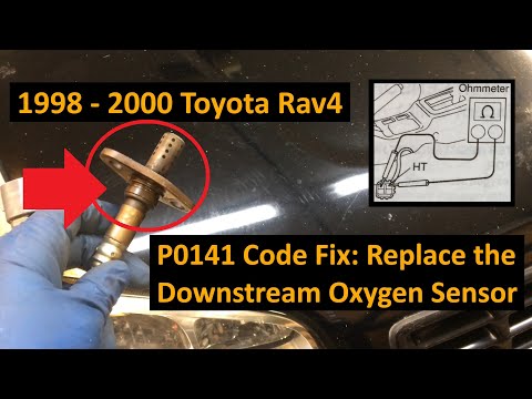 Toyota P0141 Diagnose & Repair: 98 - 00 Rav4 Oxygen Sensor P0141 Bank 1 Sensor 2 , avoid Denso fakes