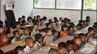 preview picture of video 'Dalah, Burma: Småskola - Sal III - Meditationsövning'