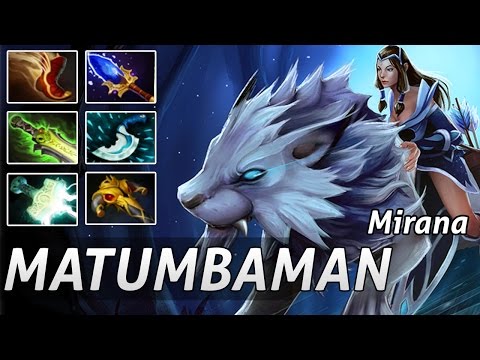 Mirana Dota 2 by MATUMBAMAN 9000 MMR Mid Full Gameplay