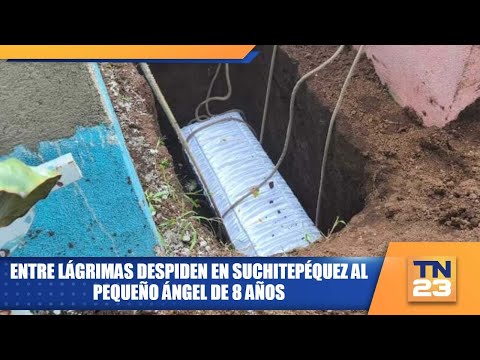 Entre lágrimas despiden en Suchitepéquez al pequeño Ángel de 8 años