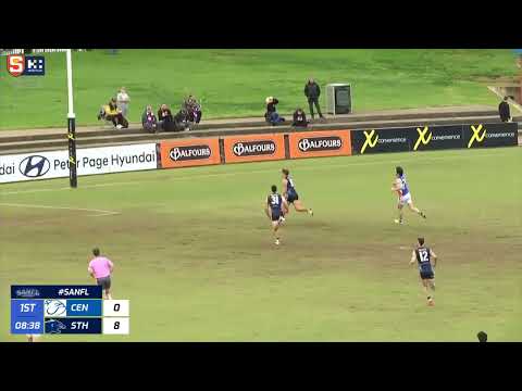 Rd 13 SANFL Snapshot - South's Luke Bogle pounces on an errant kick