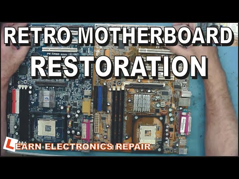 Learn Electronics Repair 29 Gigabyte GA H55M S2V Asrock G31M GS Motherboards a Mystery AGP GPU