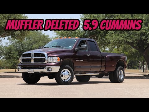 04 Dodge Ram 5.9 cummins muffler delete