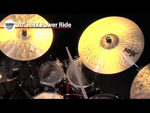 Sabian 20'' HHX Power Ride Cymbal Product Demo