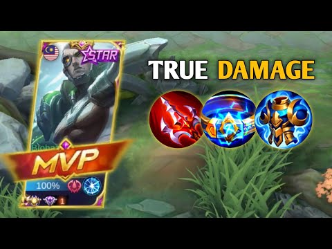 UNDERRATED TRUE DAMAGE BUT CAN KILL TANKY ENEMY! | YU ZHONG PERFECT COMBO - MLBB