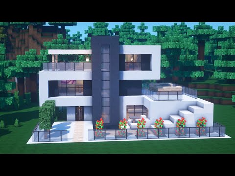 Building a Mansion in 5 Minutes?! Minecraft Tutorial 2021
