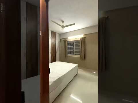 Video thumbnail for B103: Fully furnished 1 BHK Flat for rent in Whitefield | Kots Deux