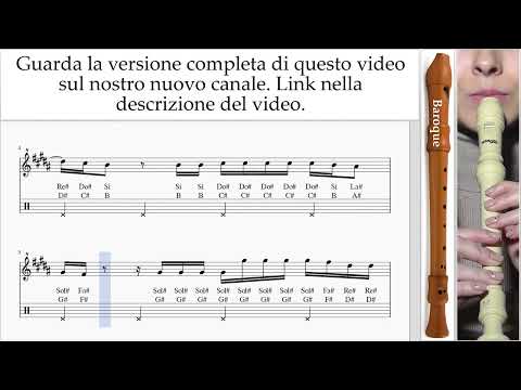 Corso di Flauto Dolce B. Shakira - Acróstico Tablature Tab um-a-n276 anteprime