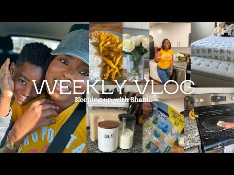 A WEEK IN MY LIFE VLOG: CLEAN WITH ME | SAMS SHOPPING | NEW SCHOOL AGAIN | WORK & MOM LIFE @Shanie
