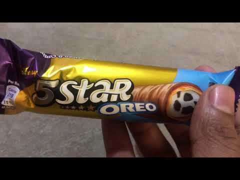 Cadbury 5 Star Oreo Chocolate Bar Unboxing and Review