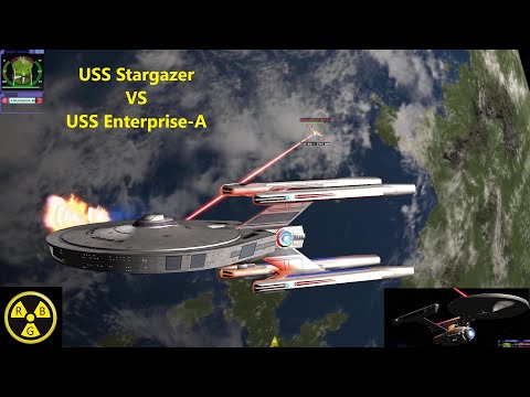 USS Stargazer VS USS Enterprise A | Both Sides | Star Trek Ships Battle | Bridge Commander |