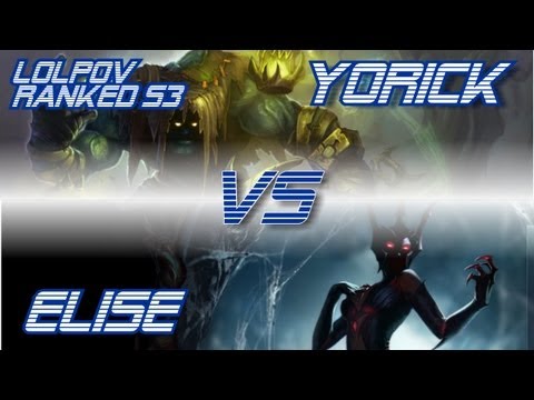 ► LoLPoV - Yorick vs Elise [Top] Ranked Road to Diamond S3 (League of Legends Live Commentary)