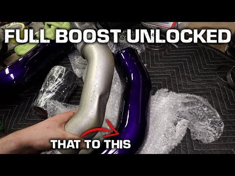 REMOVING THIS DENTED PIPE FOR MAX BOOST!!!